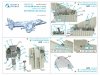 Quinta Studio QDS-32193 AV-8B Harrier II early 3D-Printed & coloured Interior on decal paper (Trumpeter) (small) 1/32